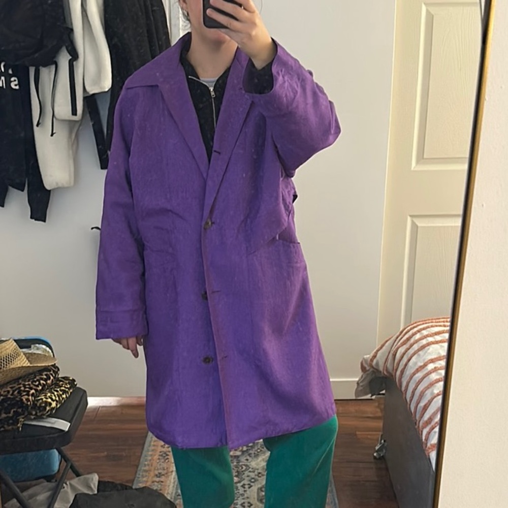 Grape Purple Women's Rain Coat
